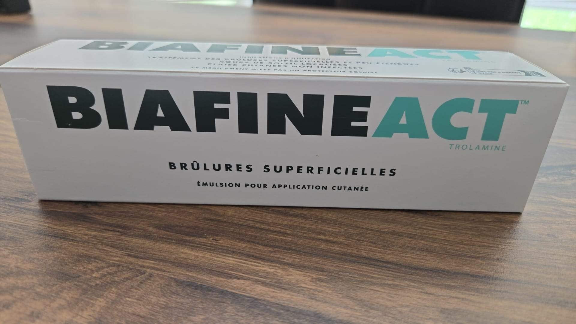 15e la boîte de Biafineact
